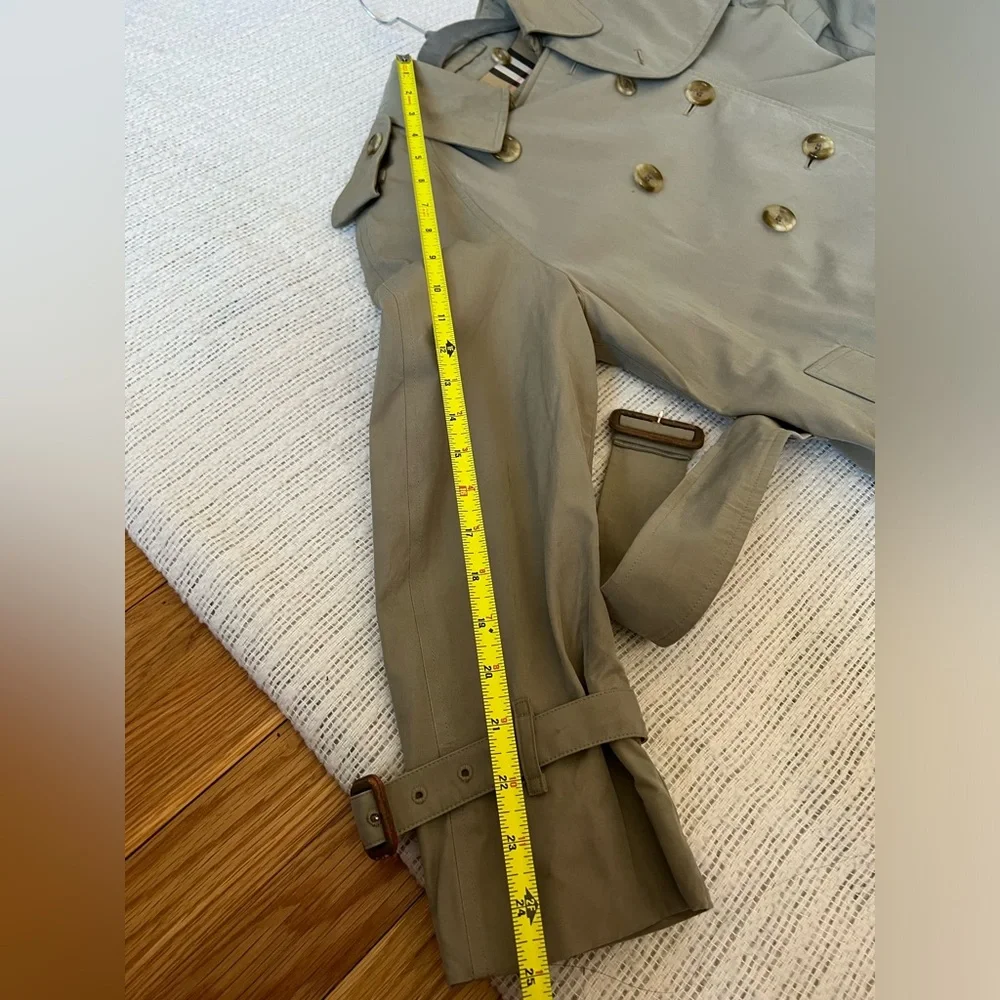 Classic Tan Trench Coat Burberry USA  small 6 - Picture 5 of 15